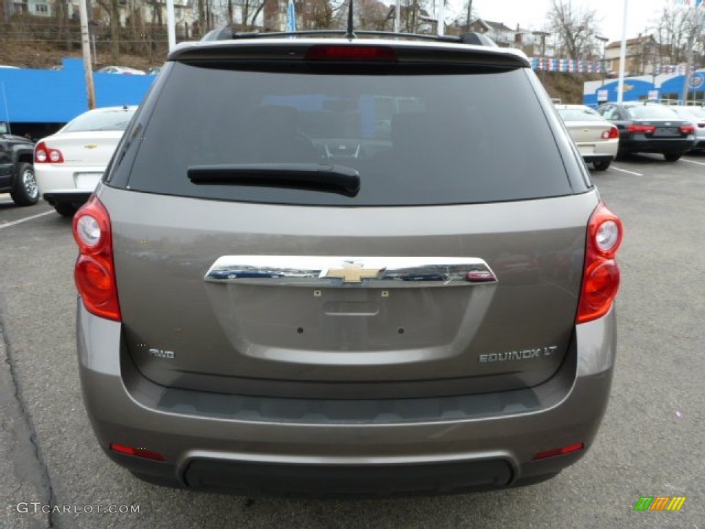 2010 Equinox LT AWD - Mocha Steel Metallic / Jet Black photo #12