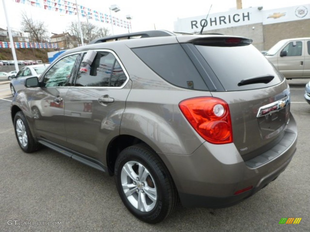 2010 Equinox LT AWD - Mocha Steel Metallic / Jet Black photo #13