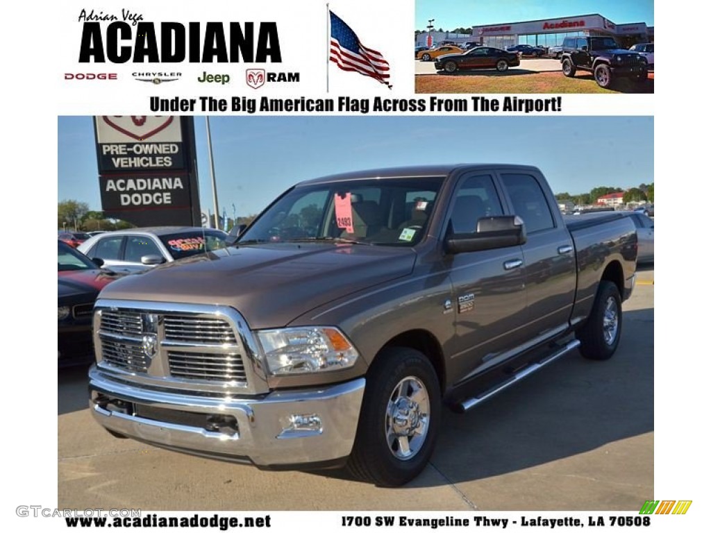 2010 Ram 2500 Big Horn Edition Crew Cab - Austin Tan Pearl / Light Pebble Beige/Bark Brown photo #1