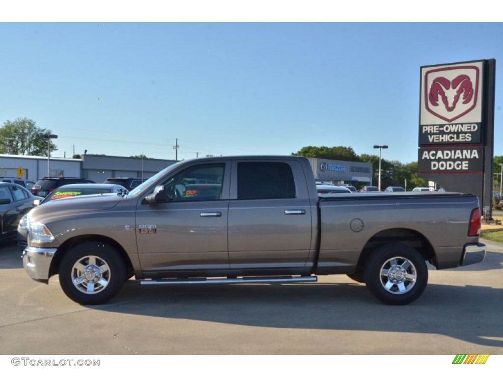 2010 Ram 2500 Big Horn Edition Crew Cab - Austin Tan Pearl / Light Pebble Beige/Bark Brown photo #2