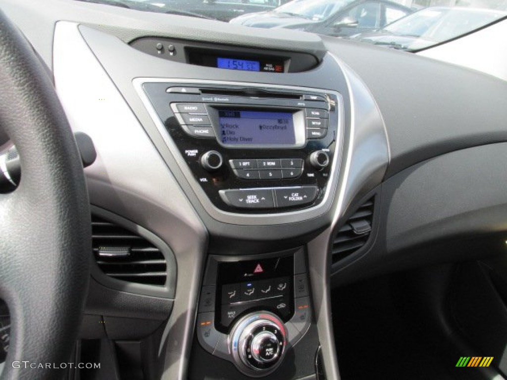 2013 Elantra Coupe GS - Titanium Gray Metallic / Blue photo #8