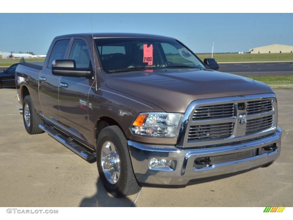 2010 Ram 2500 Big Horn Edition Crew Cab - Austin Tan Pearl / Light Pebble Beige/Bark Brown photo #8
