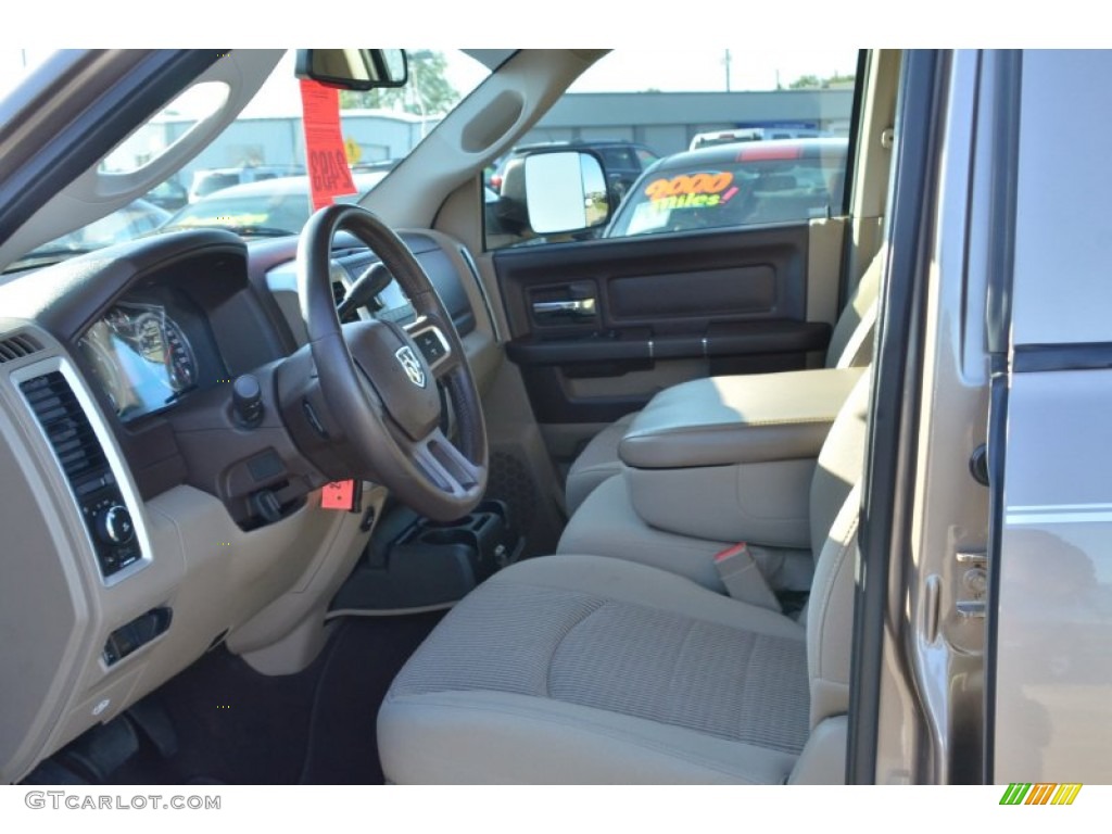 2010 Ram 2500 Big Horn Edition Crew Cab - Austin Tan Pearl / Light Pebble Beige/Bark Brown photo #16