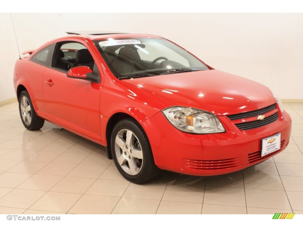 2008 Cobalt LT Coupe - Victory Red / Ebony photo #1