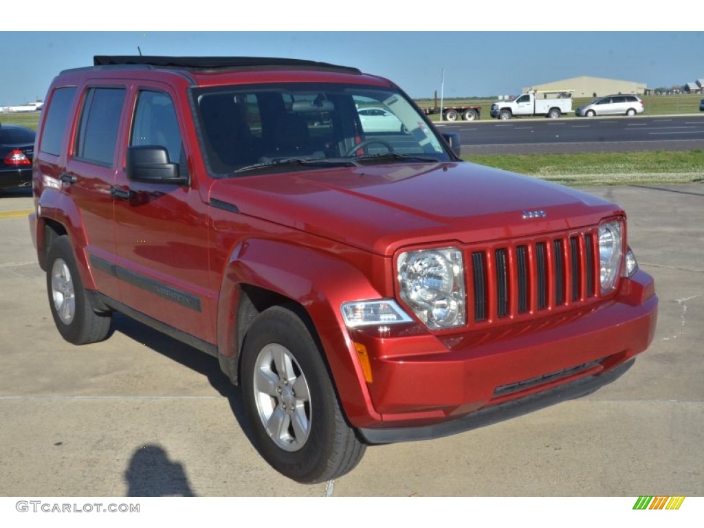 Inferno Red Crystal Pearl 2010 Jeep Liberty Sport Exterior Photo #79342636