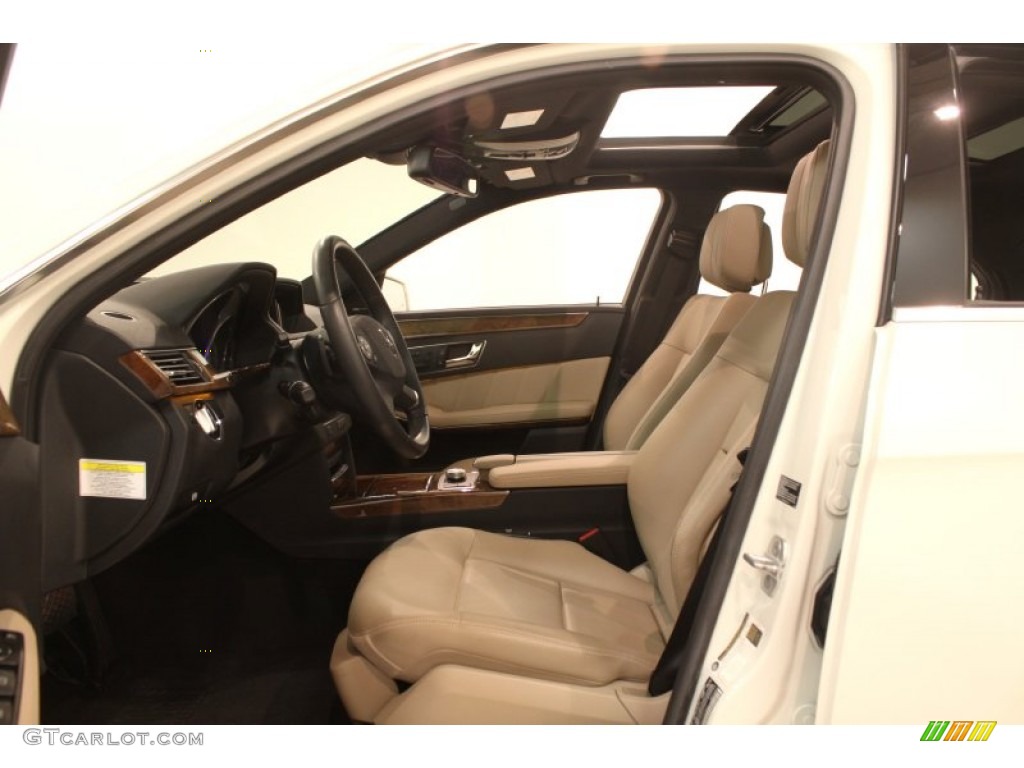 2010 E 350 4Matic Sedan - Arctic White / Almond Beige photo #6