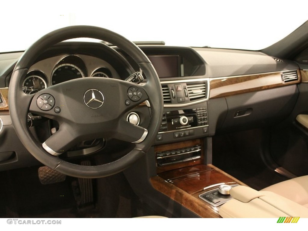 2010 E 350 4Matic Sedan - Arctic White / Almond Beige photo #8