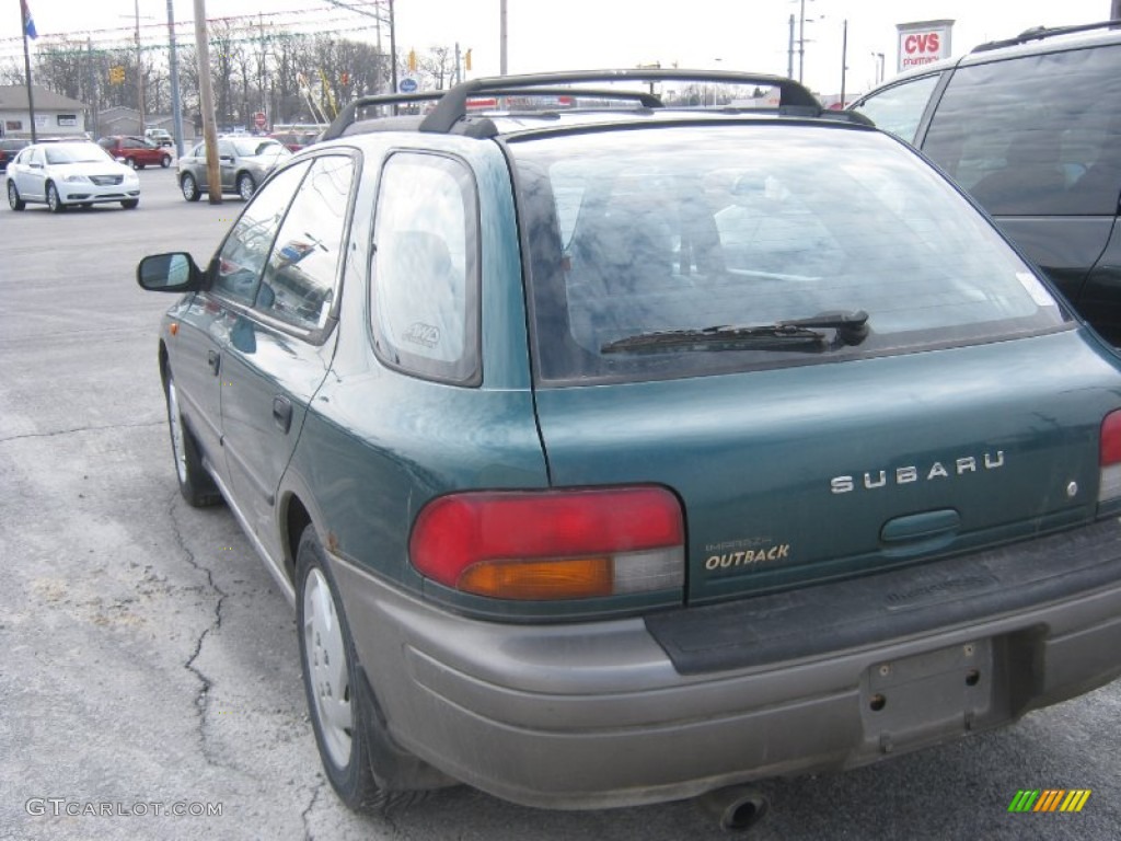 1999 Impreza Outback Sport - Acadia Green Pearl Metallic / Gray photo #4