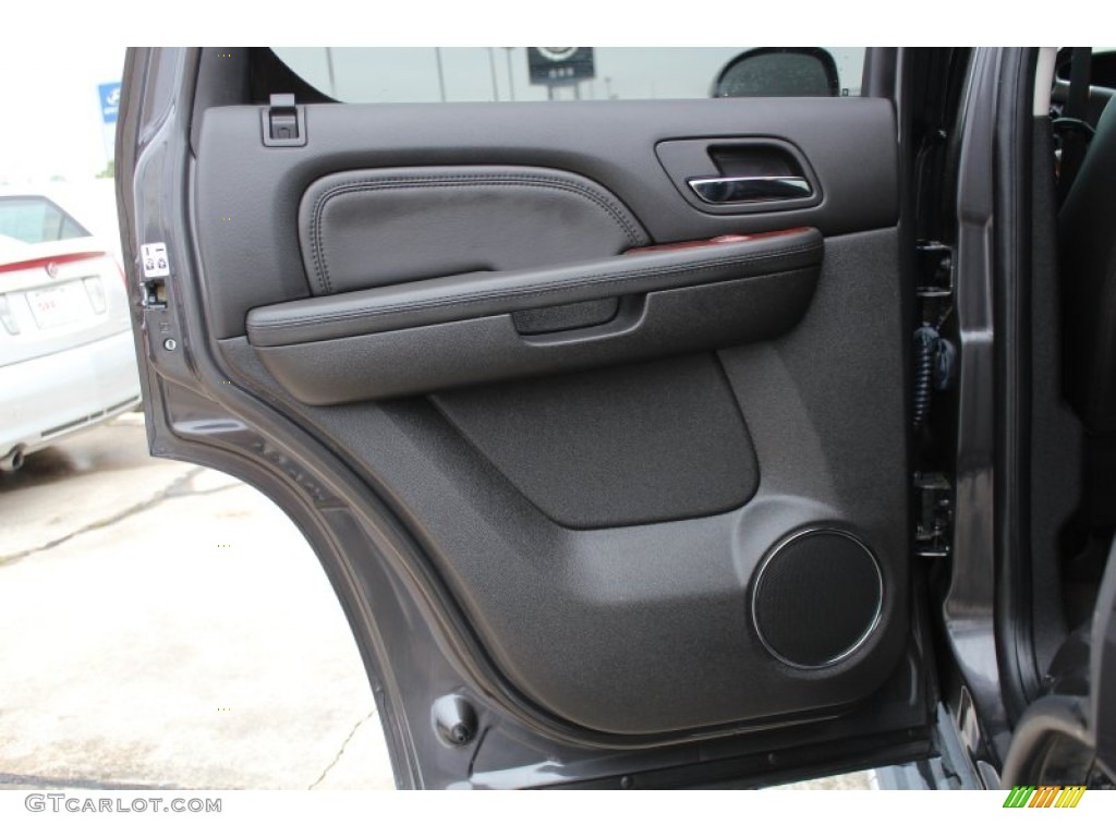 2010 Cadillac Escalade Standard Escalade Model Ebony Door Panel Photo #79343269