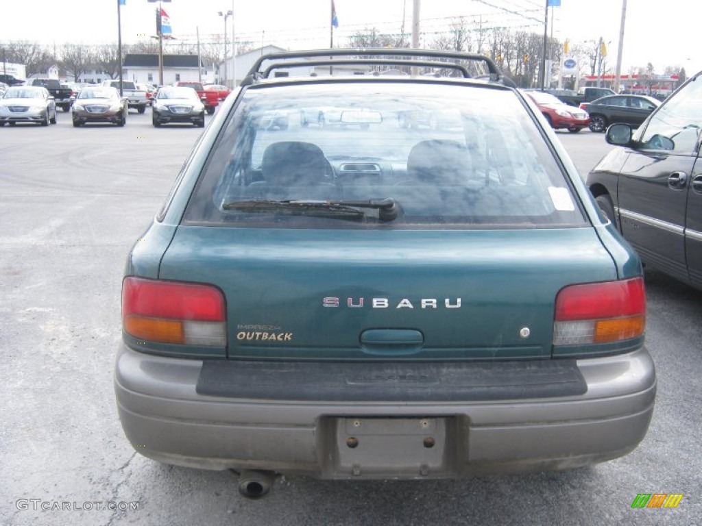 1999 Impreza Outback Sport - Acadia Green Pearl Metallic / Gray photo #5