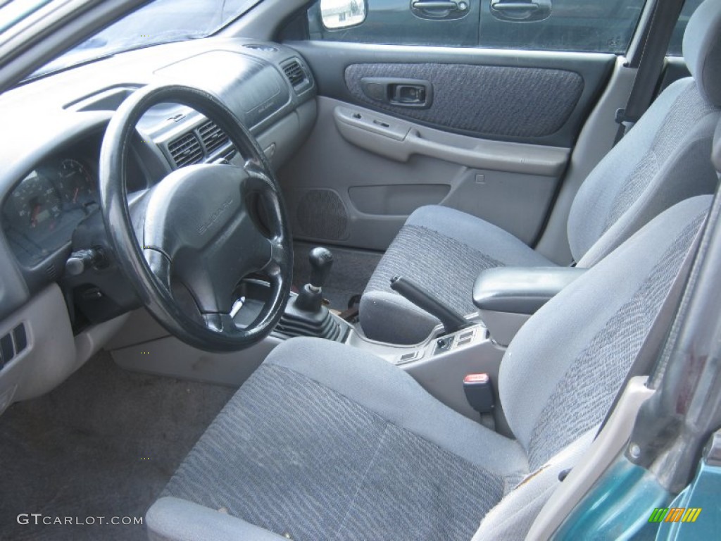 1999 Impreza Outback Sport - Acadia Green Pearl Metallic / Gray photo #8