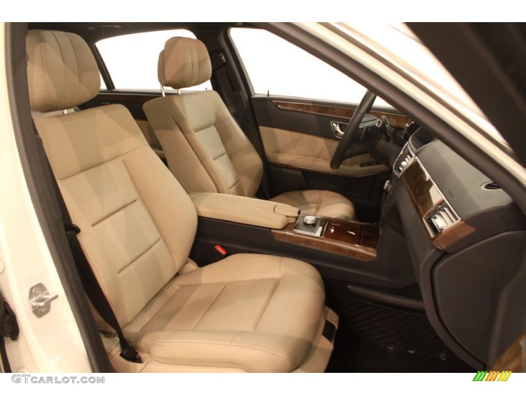 2010 E 350 4Matic Sedan - Arctic White / Almond Beige photo #27