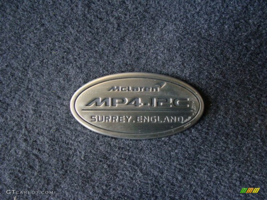 2013 McLaren MP4-12C 12C Spider Marks and Logos Photos