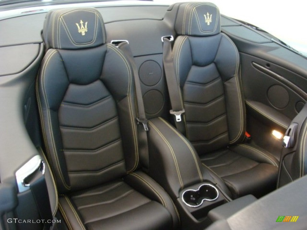 Nero Interior 2013 Maserati GranTurismo Convertible GranCabrio Sport Photo #79345840