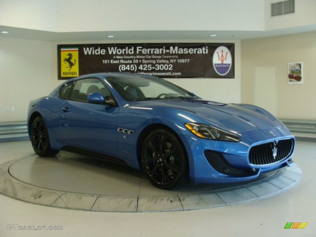 2013 GranTurismo Sport Coupe - Blu Sofisticato (Sport Blue Metallic) / Nero photo #1