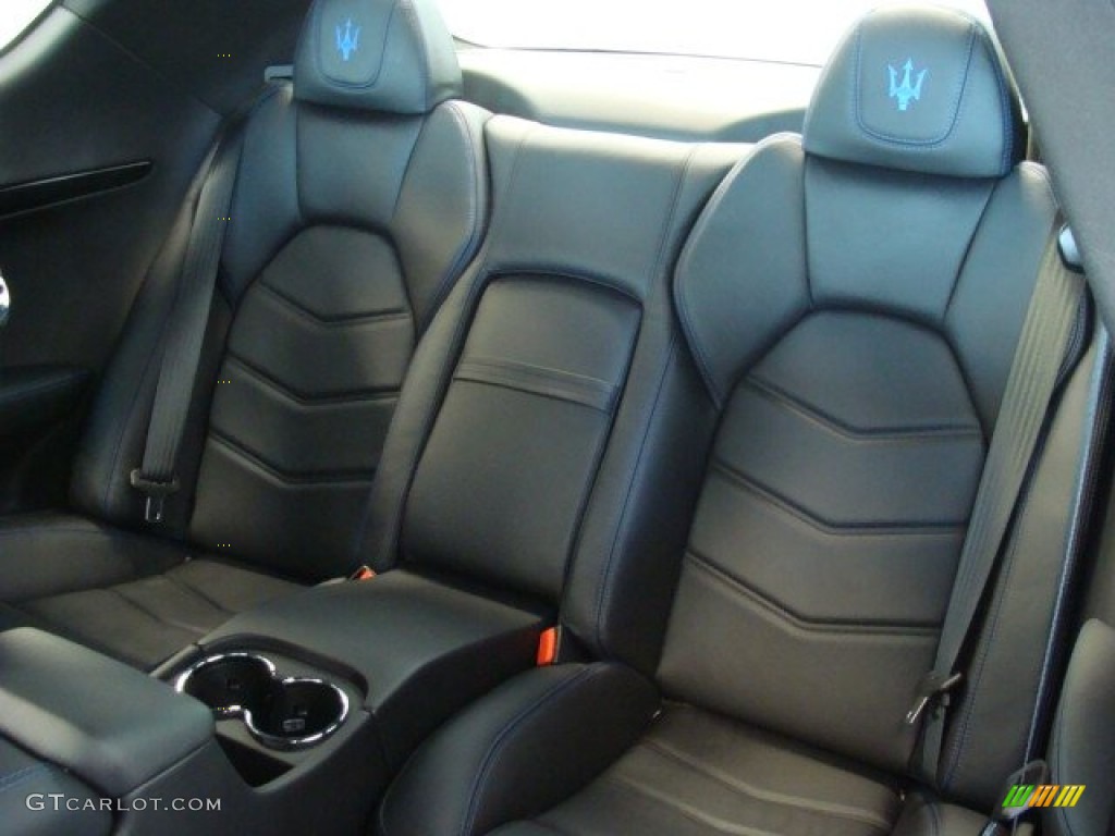 2013 Maserati GranTurismo Sport Coupe Rear Seat Photo #79346382