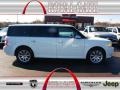 White Suede Clearcoat 2009 Ford Flex Limited AWD