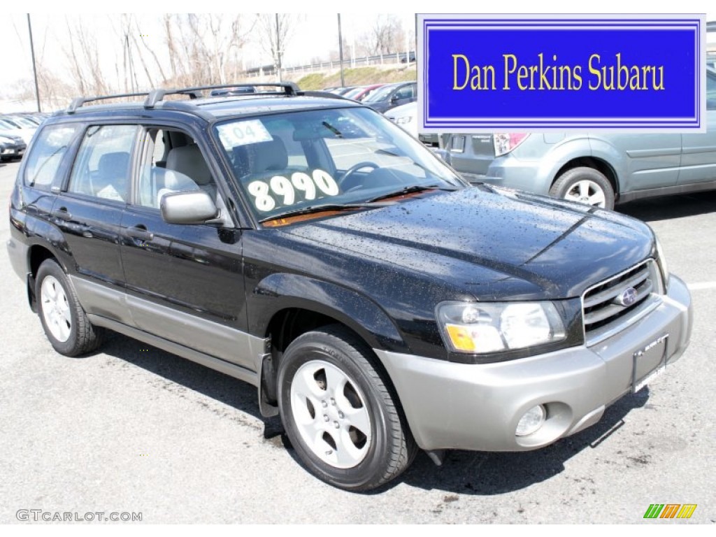 2004 Forester 2.5 XS - Java Black Pearl / Gray photo #1