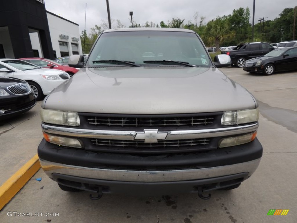 1999 Silverado 1500 LS Extended Cab 4x4 - Light Pewter Metallic / Graphite photo #3