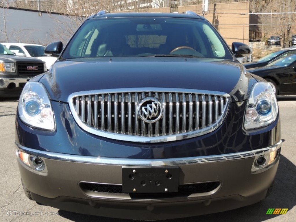 2011 Enclave CXL AWD - Ming Blue Metallic / Ebony/Ebony photo #2