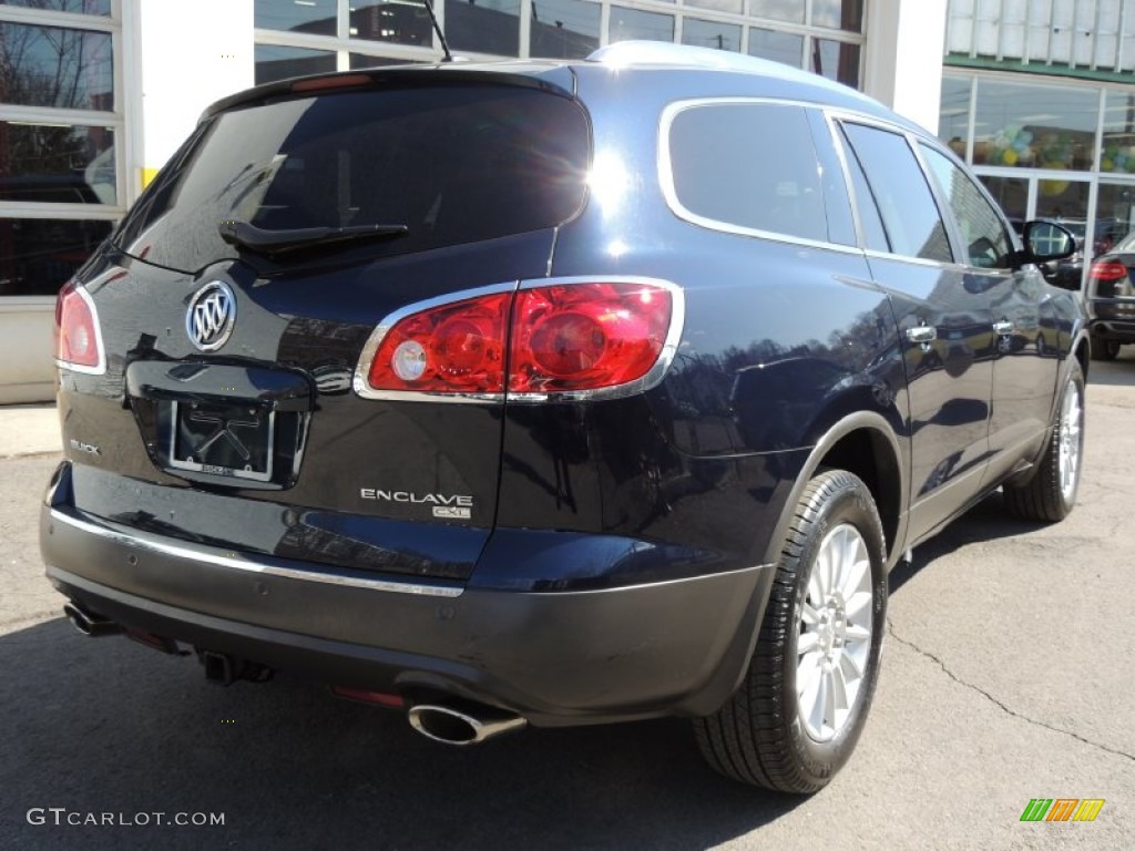 2011 Enclave CXL AWD - Ming Blue Metallic / Ebony/Ebony photo #7