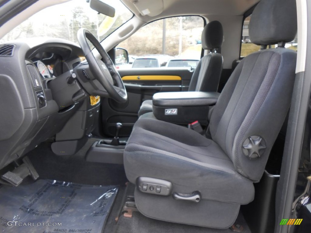 2004 Dodge Ram 1500 Rumble Bee Regular Cab 4x4 Front Seat Photo #79350025