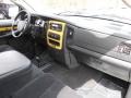 Dark Slate Gray/Yellow Accents 2004 Dodge Ram 1500 Rumble Bee Regular Cab 4x4 Dashboard