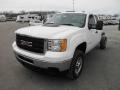 Summit White - Sierra 2500HD Extended Cab 4x4 Chassis Photo No. 3