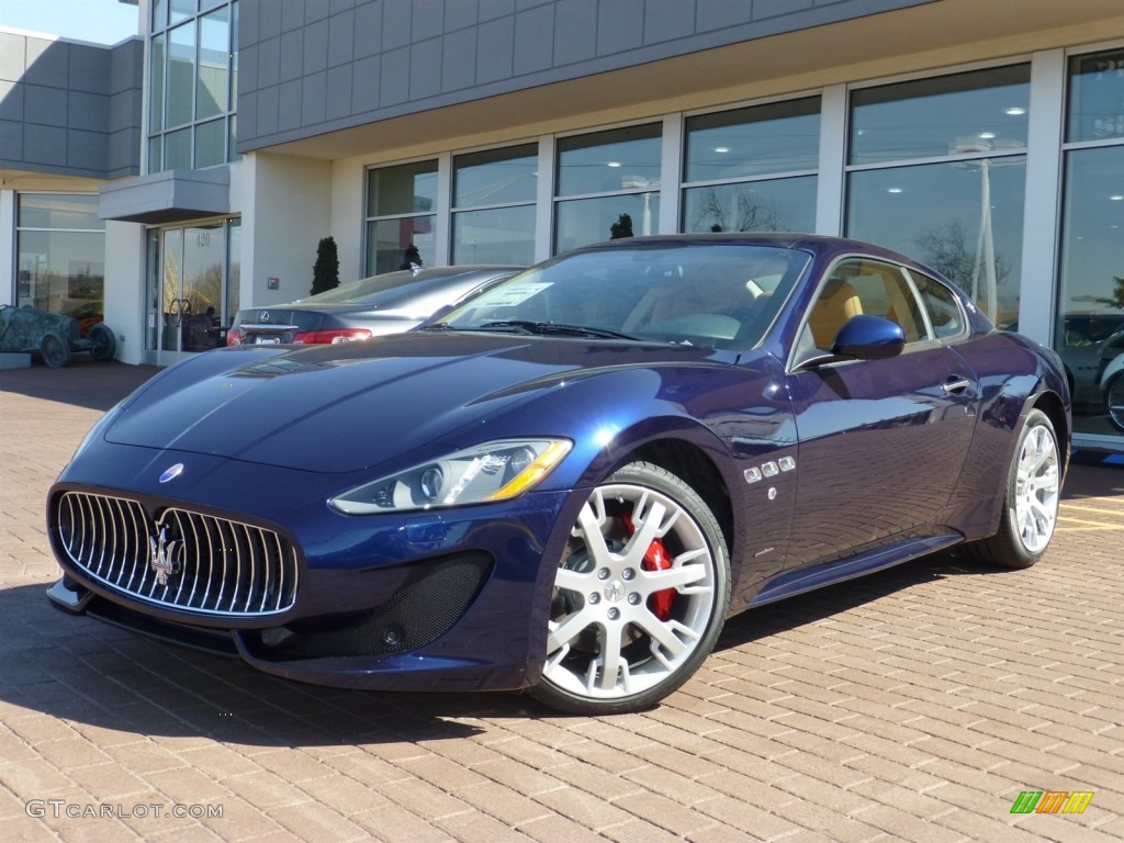 Blu Oceano (Blue Metallic) 2013 Maserati GranTurismo Sport Coupe Exterior Photo #79350934