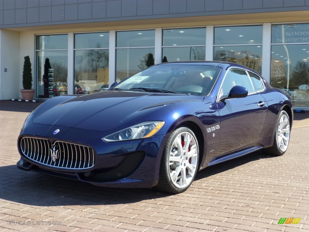 Blu Oceano (Blue Metallic) 2013 Maserati GranTurismo Sport Coupe Exterior Photo #79350979