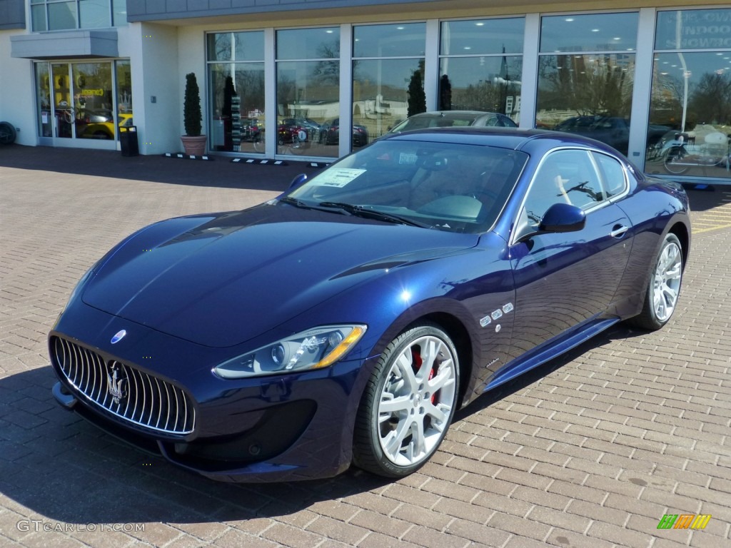 Blu Oceano (Blue Metallic) 2013 Maserati GranTurismo Sport Coupe Exterior Photo #79351015