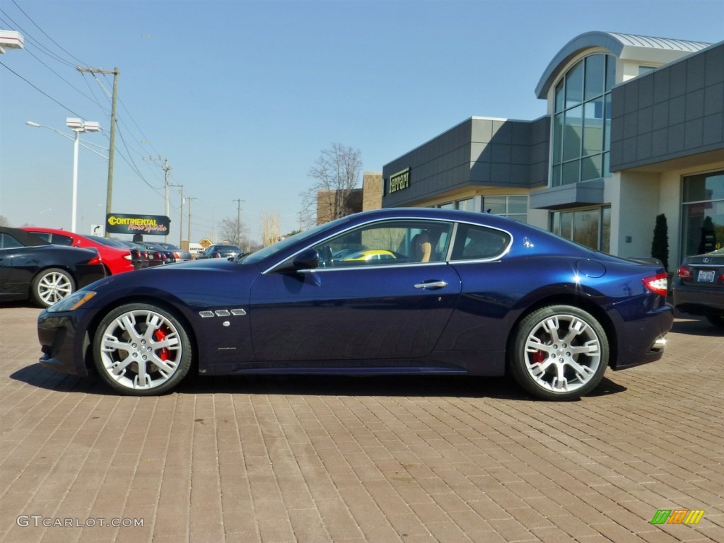 Blu Oceano (Blue Metallic) 2013 Maserati GranTurismo Sport Coupe Exterior Photo #79351054
