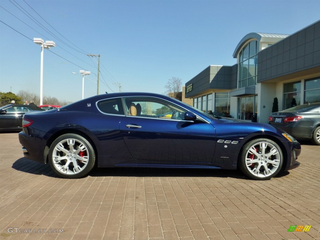 Blu Oceano (Blue Metallic) 2013 Maserati GranTurismo Sport Coupe Exterior Photo #79351464