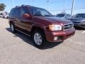 2001 Burnt Cherry Red Pearl Nissan Pathfinder LE 4x4  photo #8