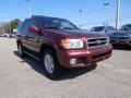 2001 Burnt Cherry Red Pearl Nissan Pathfinder LE 4x4  photo #9