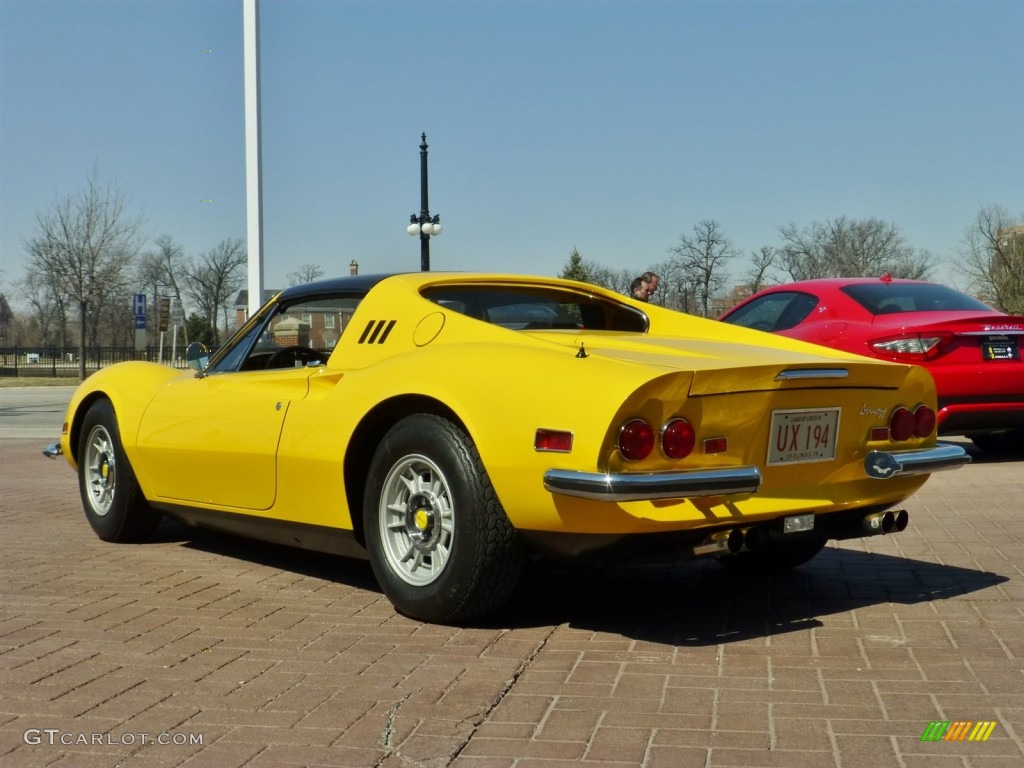 Yellow 1974 Ferrari Dino 246 GTS Exterior Photo #79353413