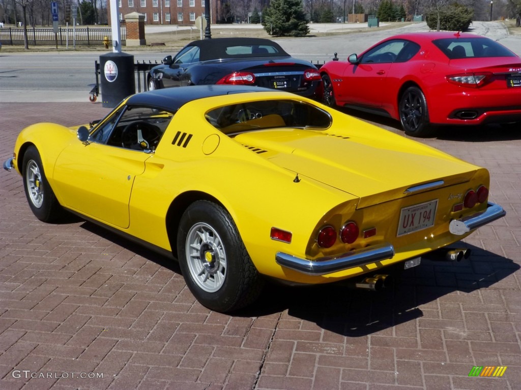 Yellow 1974 Ferrari Dino 246 GTS Exterior Photo #79353444