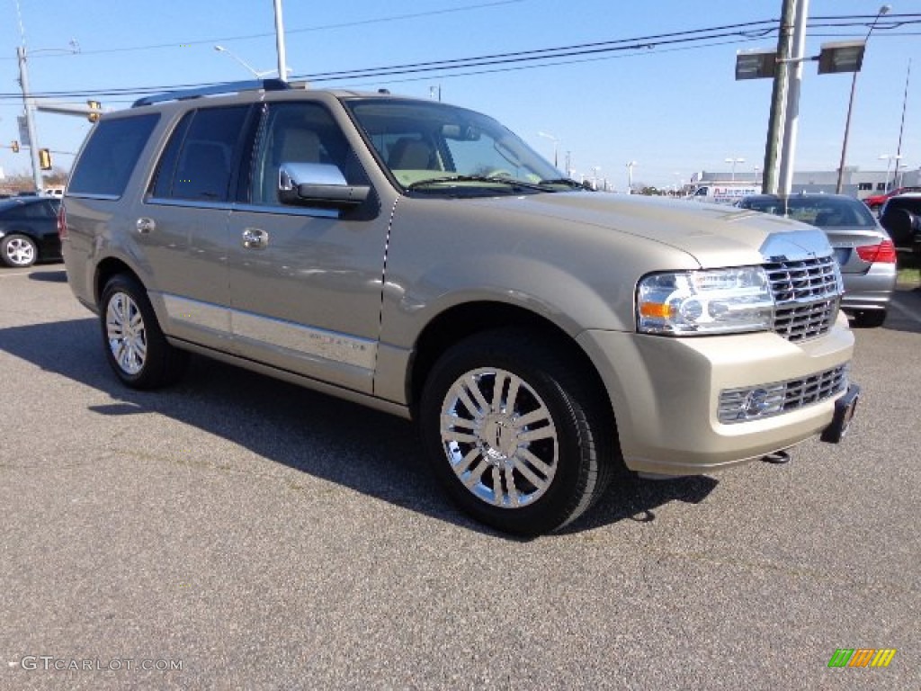 2008 Navigator Luxury - Light French Silk Metallic / Camel/Sand Piping photo #8