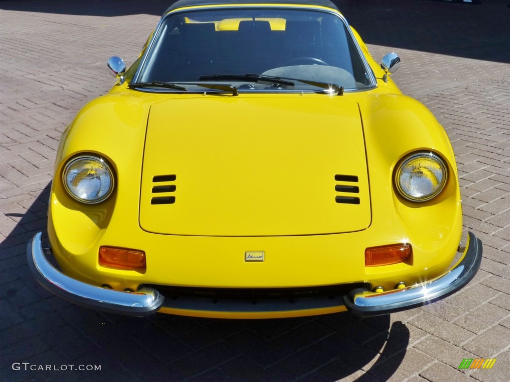 Yellow 1974 Ferrari Dino 246 GTS Exterior Photo #79353673