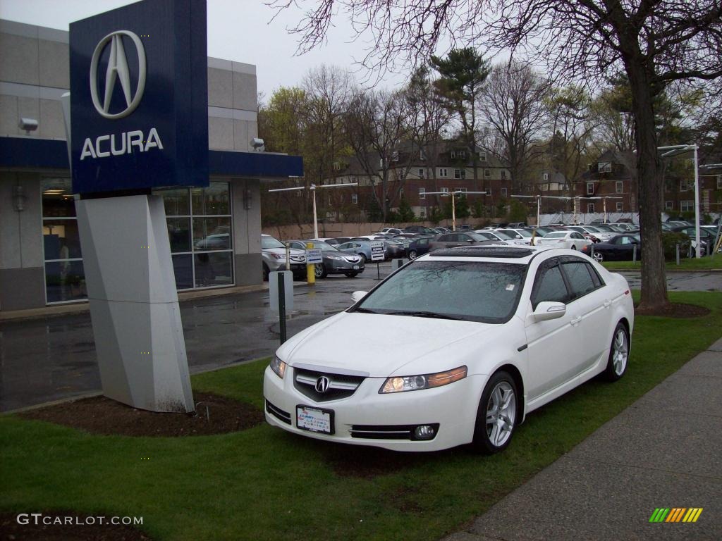 White Diamond Pearl Acura TL