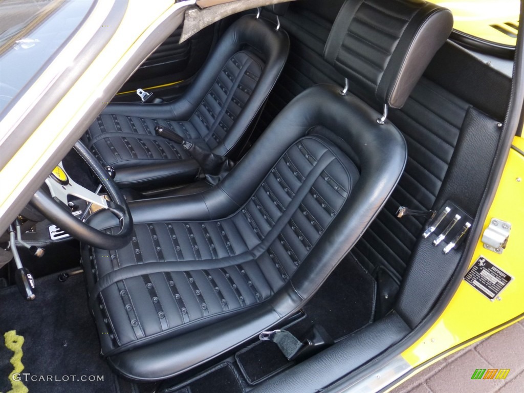 Black Interior 1974 Ferrari Dino 246 GTS Photo #79354147