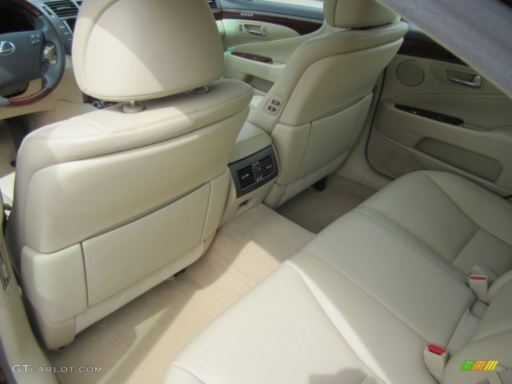 2009 LS 460 AWD - Noble Spinel Red Mica / Cashmere Beige photo #25