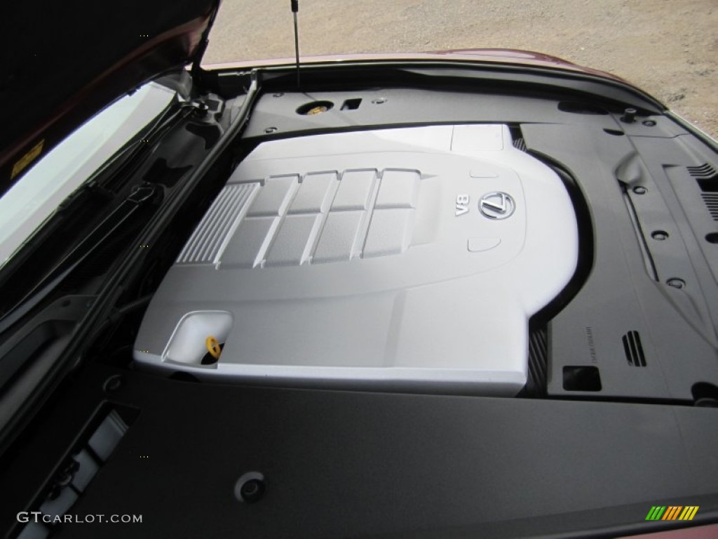 2009 LS 460 AWD - Noble Spinel Red Mica / Cashmere Beige photo #32