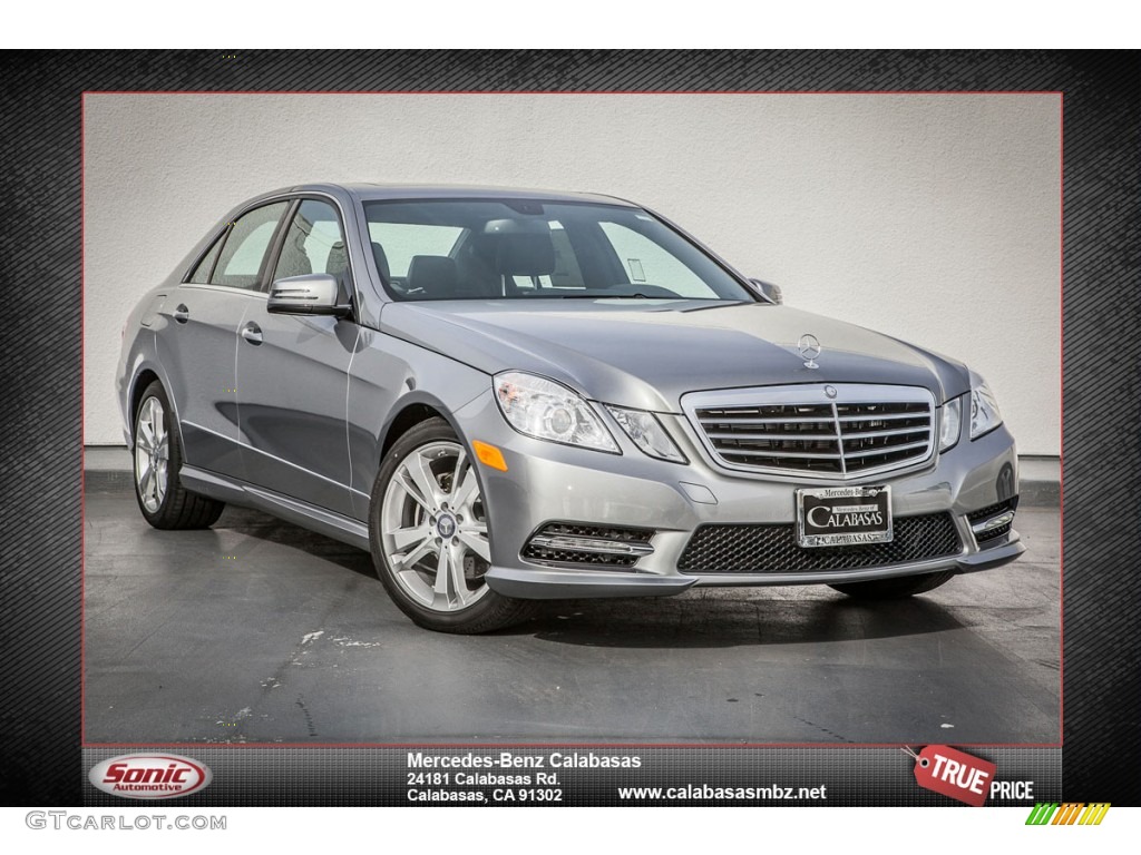 2013 E 350 Sedan - Palladium Silver Metallic / Black photo #1