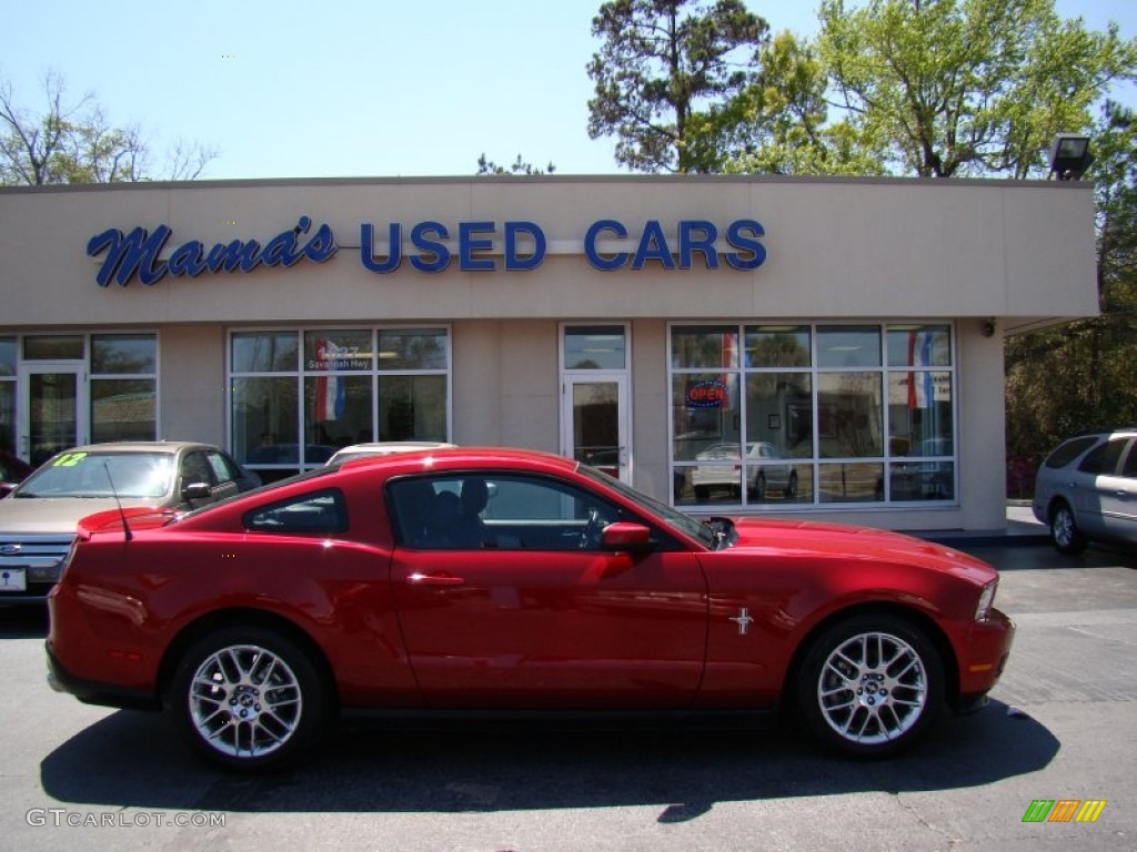 Red Candy Metallic Ford Mustang