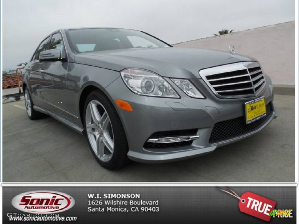 2013 E 350 Sedan - Palladium Silver Metallic / Black photo #1