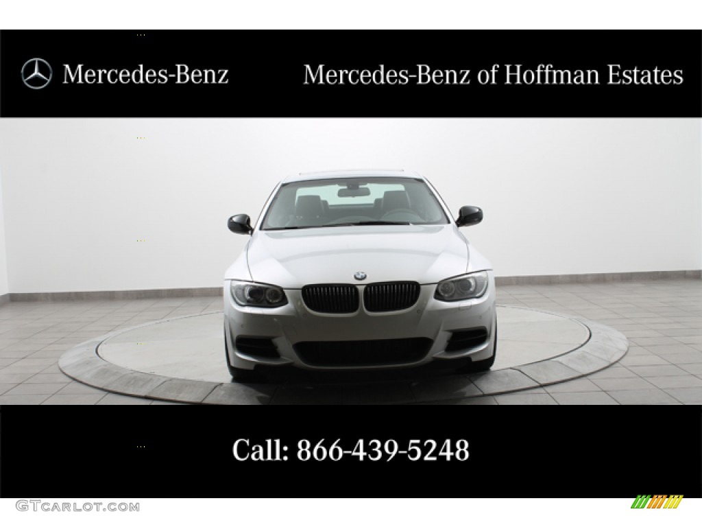 2013 3 Series 335is Coupe - Titanium Silver Metallic / Black photo #3