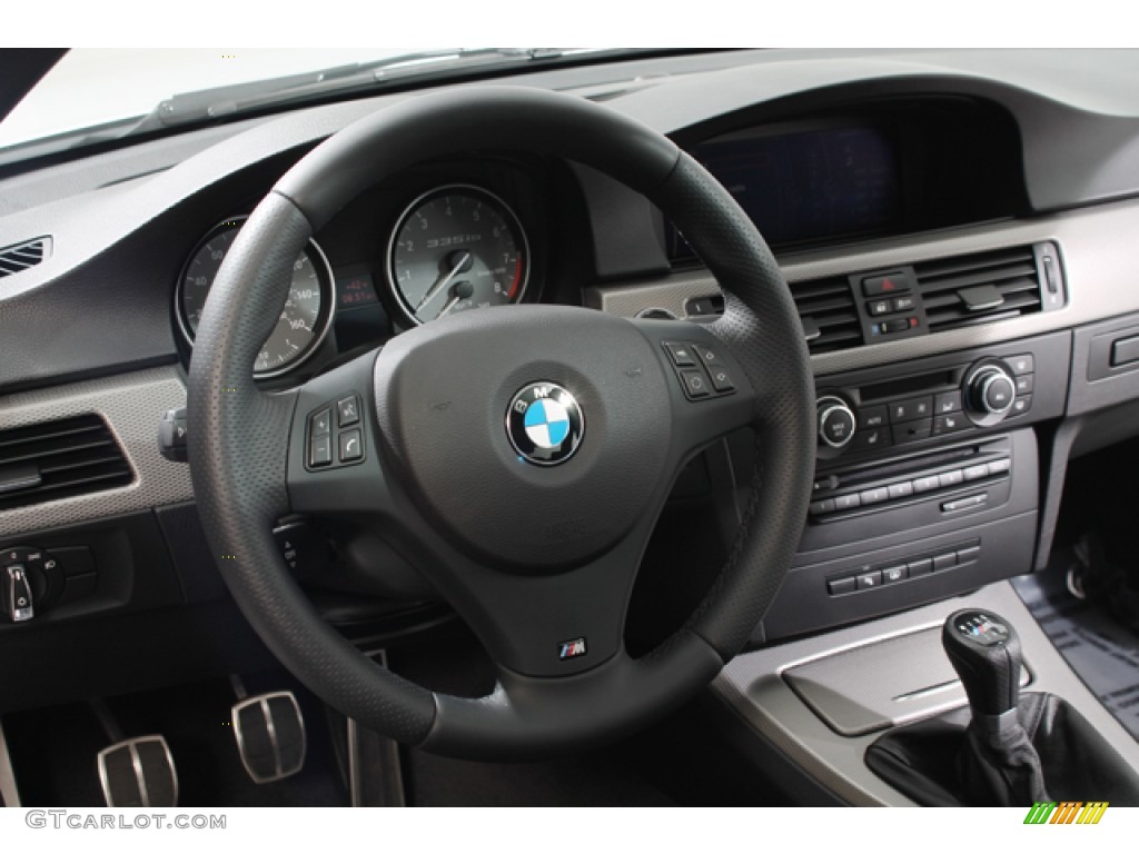 2013 BMW 3 Series 335is Coupe Black Dashboard Photo #79359373