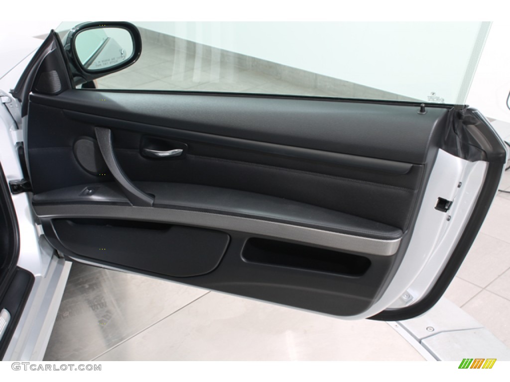 2013 BMW 3 Series 335is Coupe Black Door Panel Photo #79359472