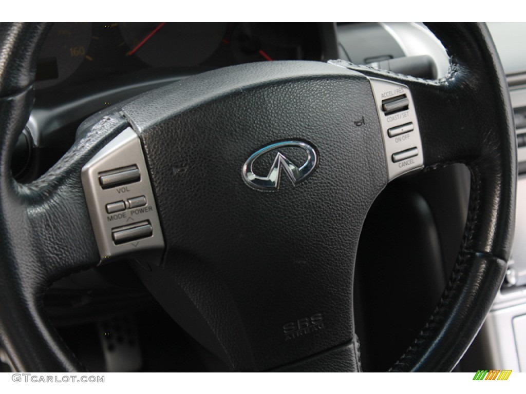 2003 G 35 Coupe - Diamond Graphite Gray Metallic / Graphite photo #8